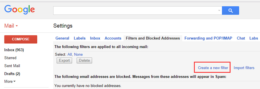 Google Mailbox step 3