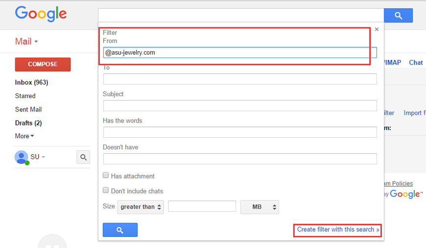 Google Mailbox step 4